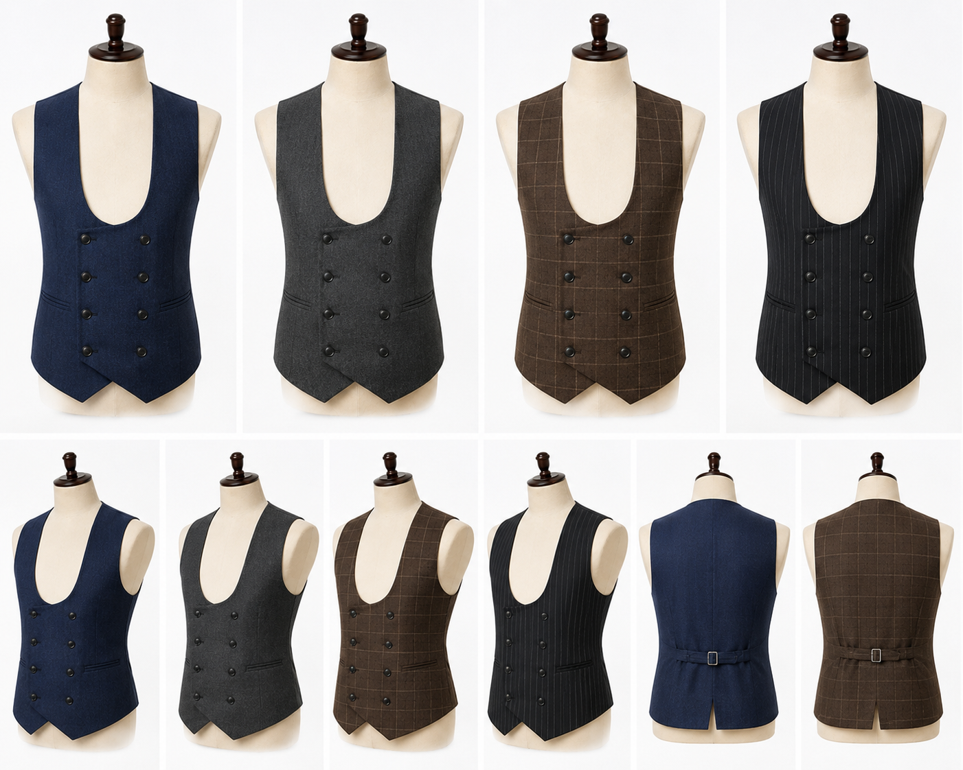 Stylish Double Breasted Vest Collection